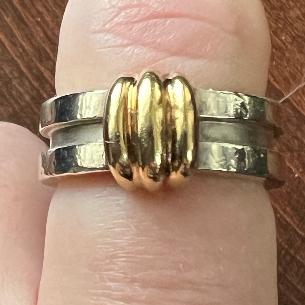 Tiffany & Co. Classic Gold & Silver Ring